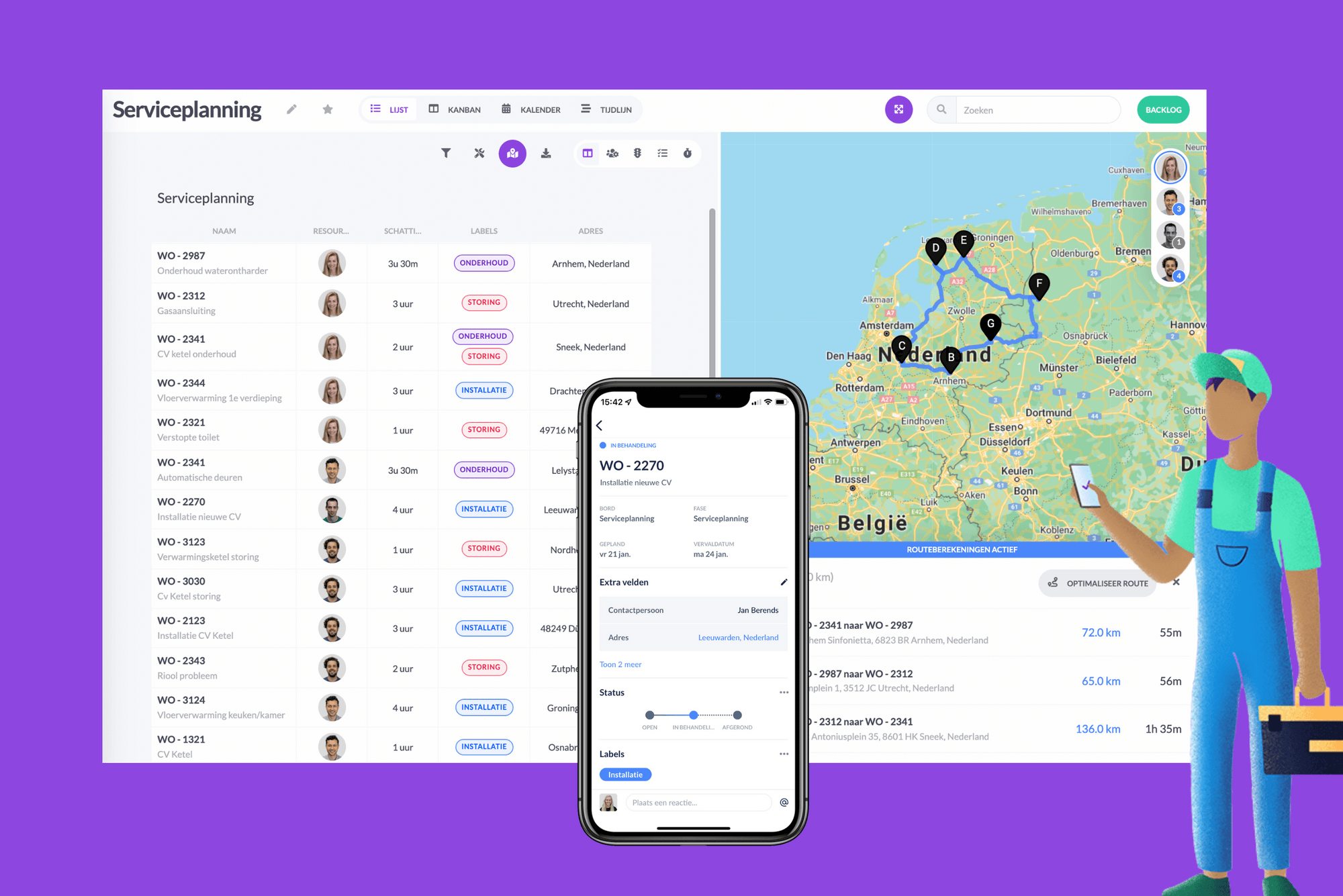 Automatische routeplanning