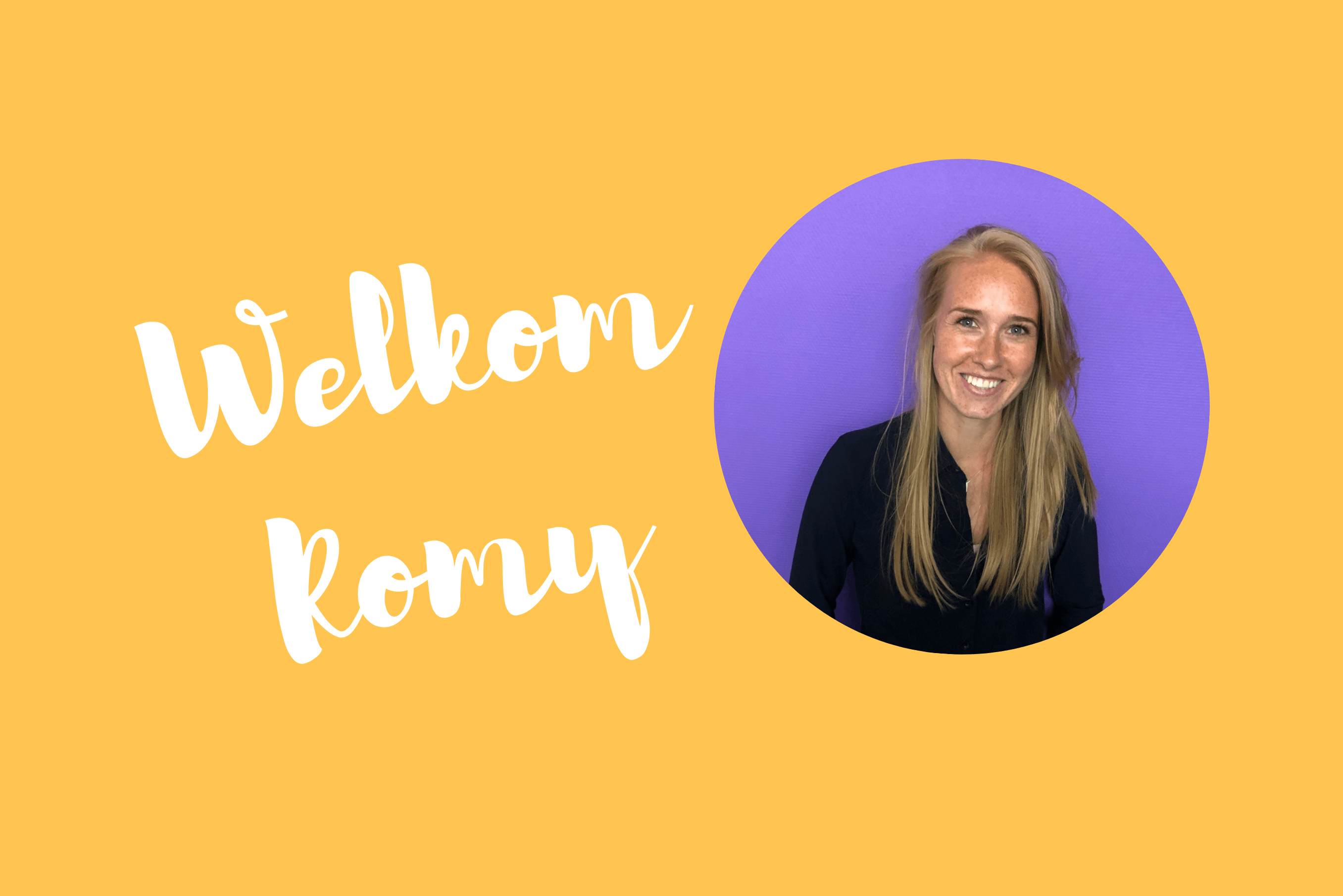 Welkom Romy!