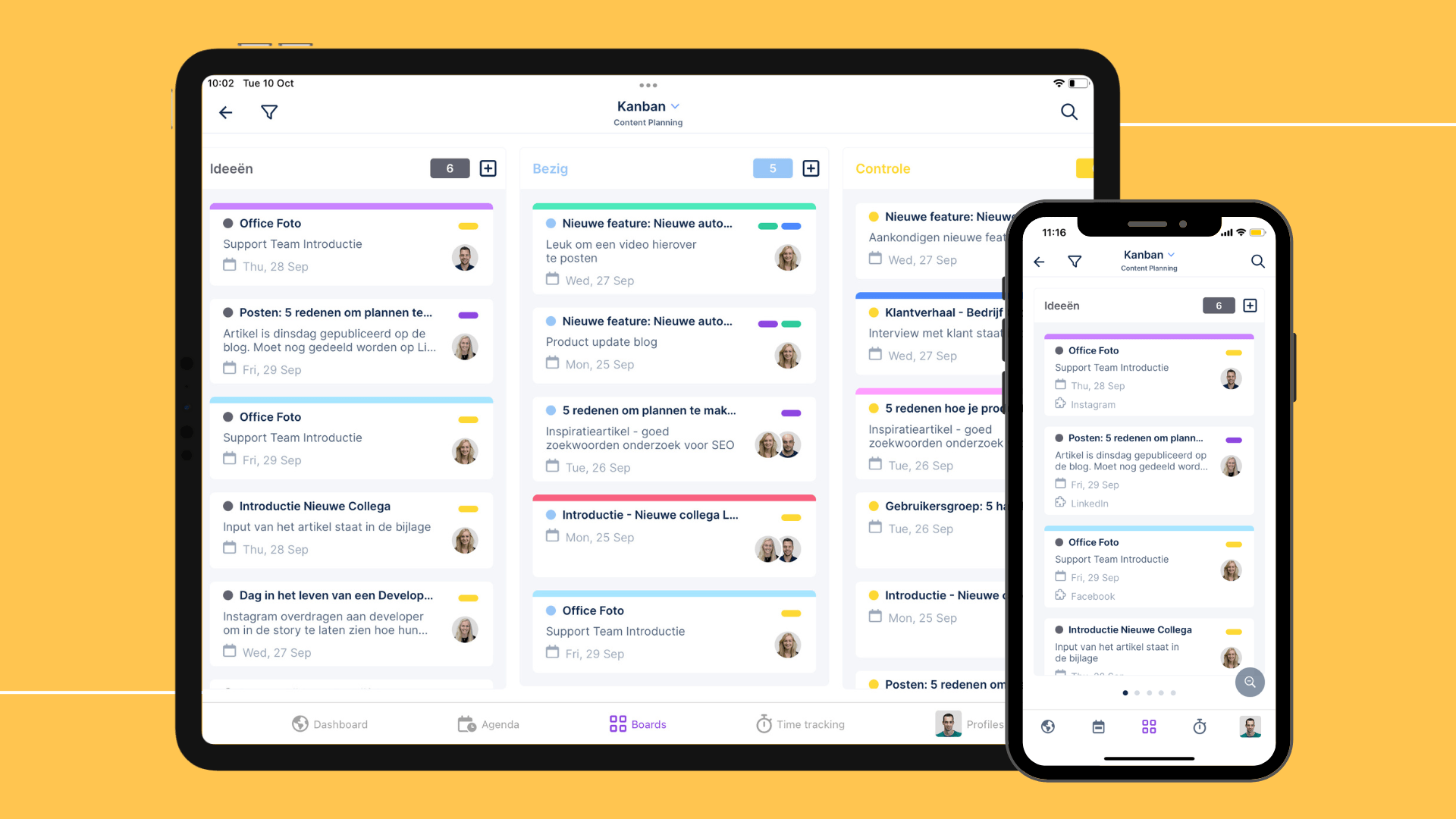 Nieuw in de app: de Kanban-weergave ✨