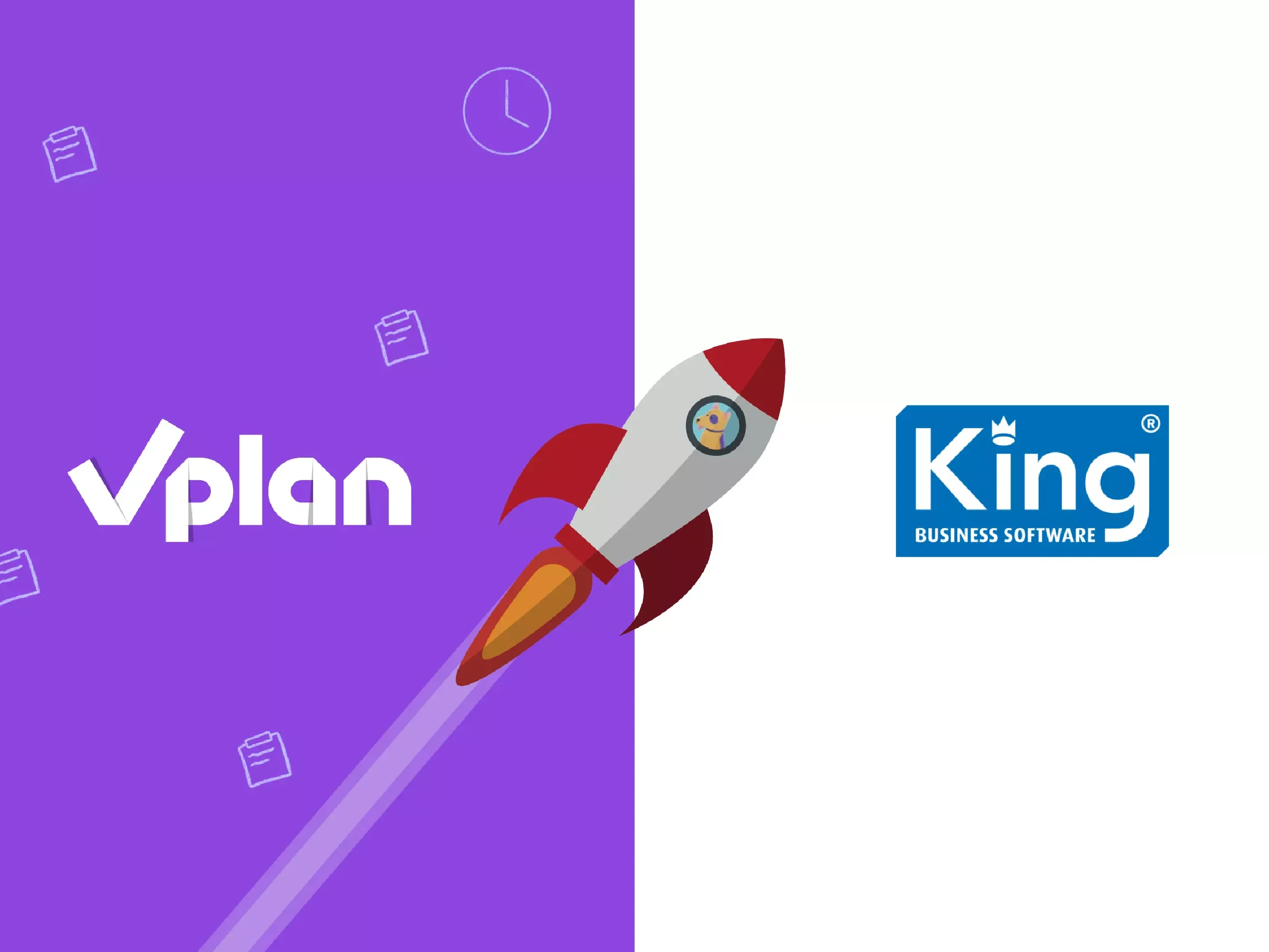 vPlan in combinatie met KING Business Software.