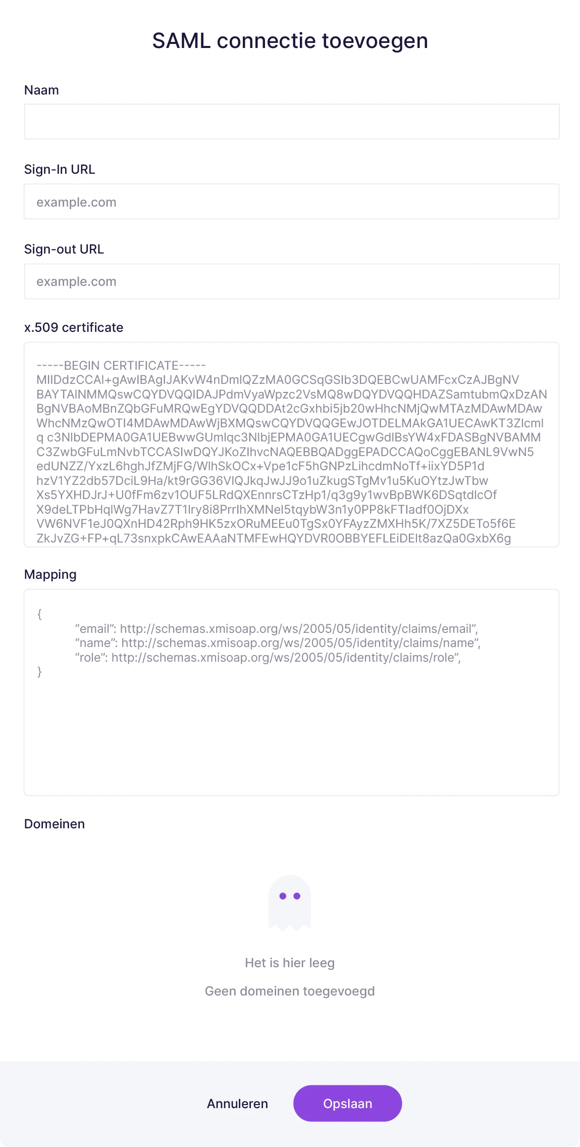 Configuratie van SSO binnen vPlan om gebruikers efficiëntie en veiligheid te bieden bij het inloggen.
