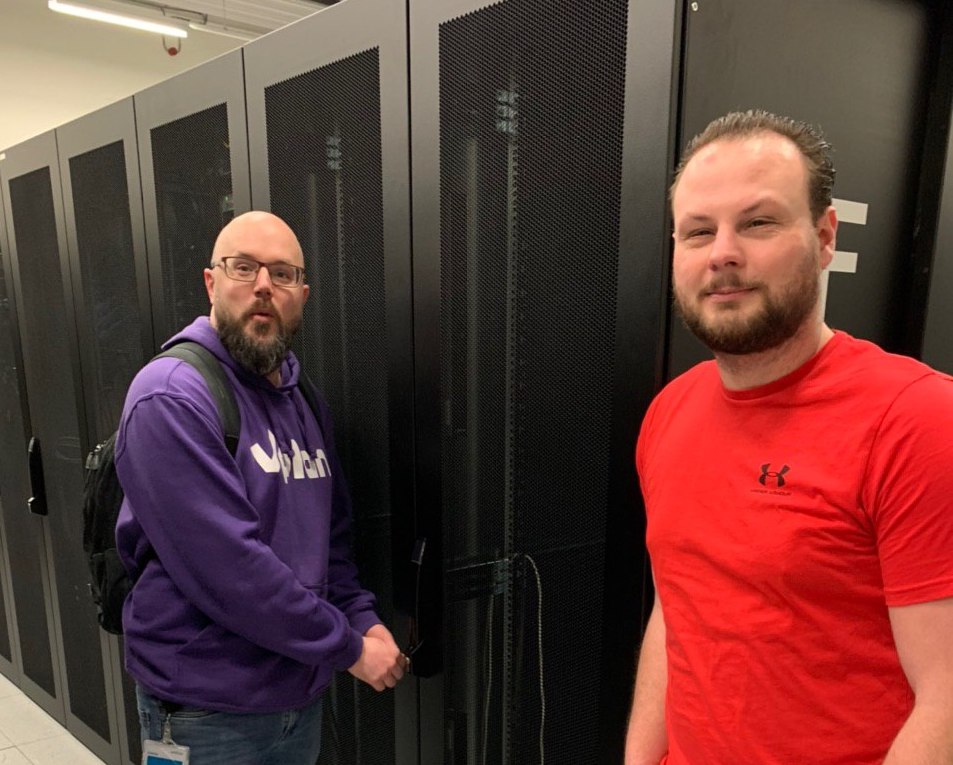 Rick En Mark in Datacenter