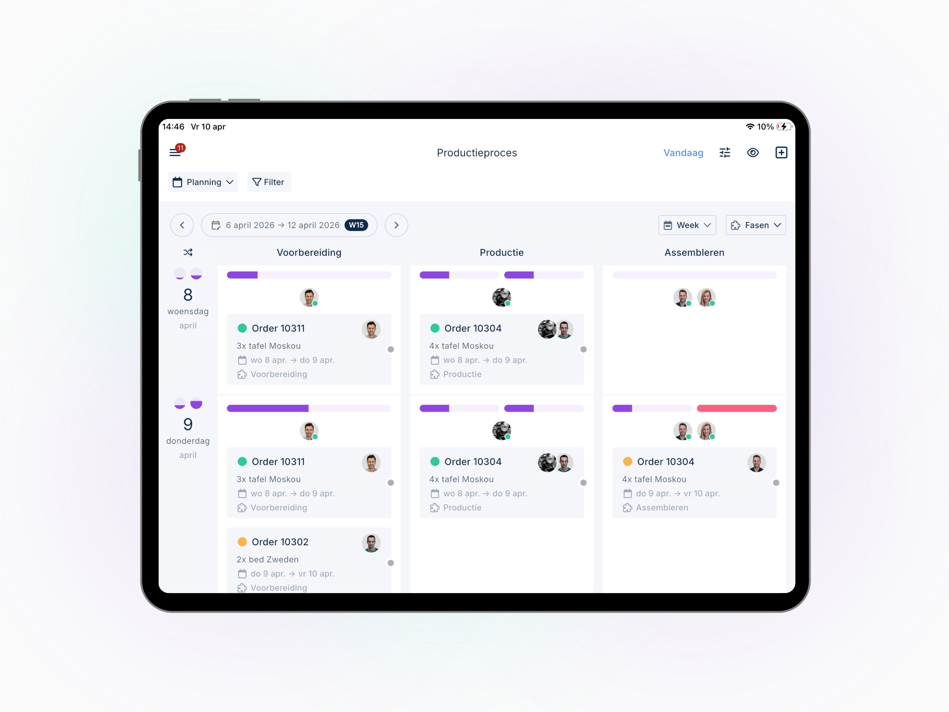 New in the app: the calendar view 📅