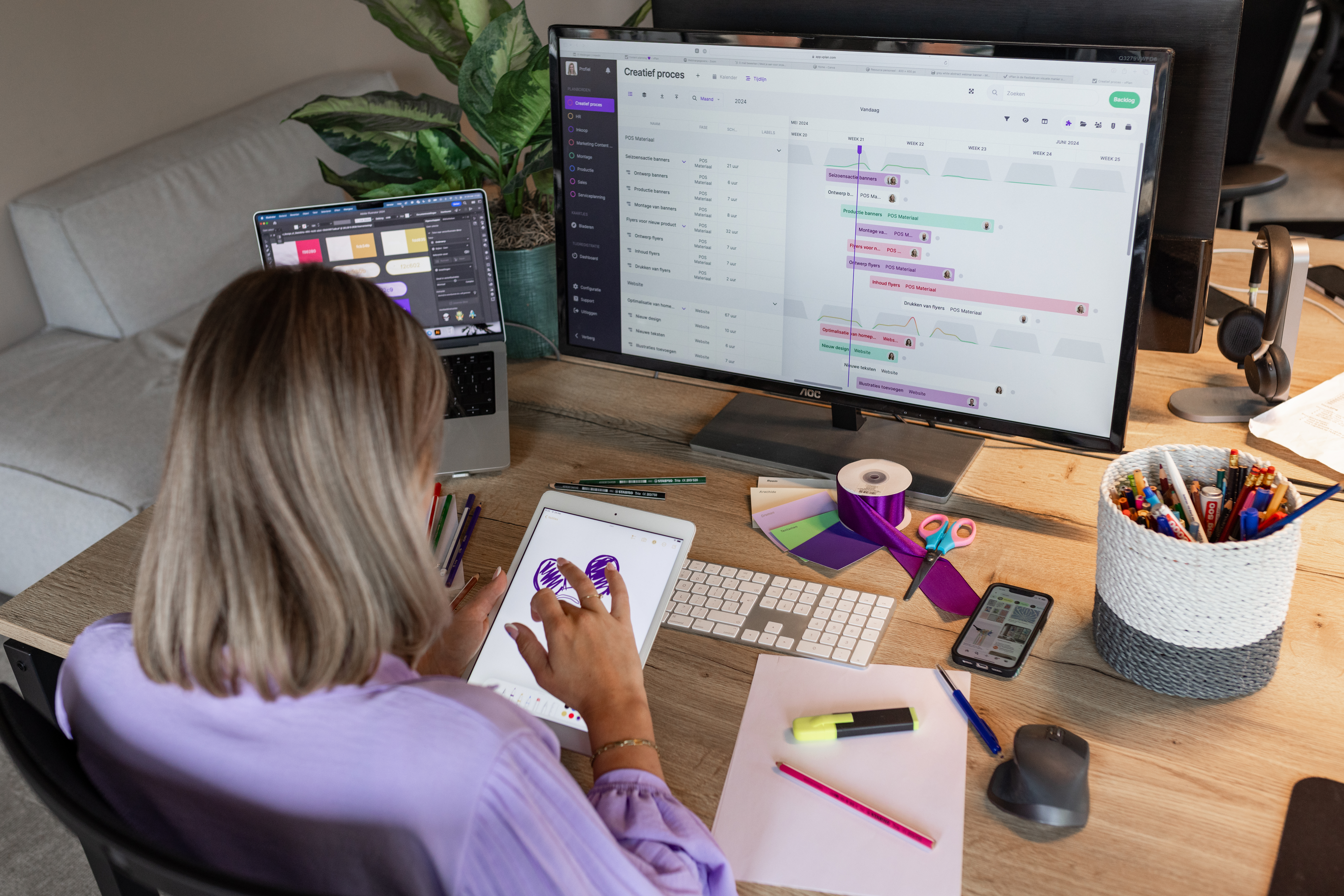 Hoe combineer je creativiteit met een strakke planning?